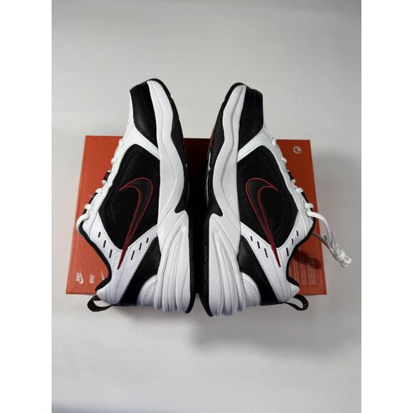 New Nike Air Monarch IV Shoes Mens White Black Red Size 7 Running 415445 101 - Picture 7 of 10